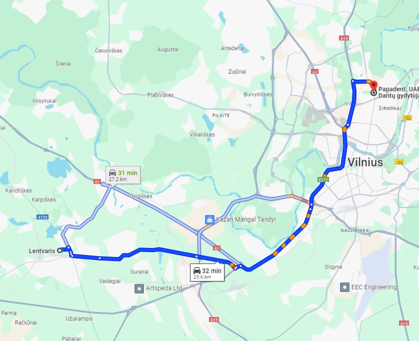 Dantų protezavimas ir implantacija Lentvaryje